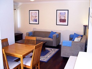 Dining and Living Area | Ipswich Accommodation - Rosehill Apartments